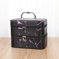 New Multifunctional Portable Cosmetic Case Manicure Toolbox Jewelry Storage Box sku image 5
