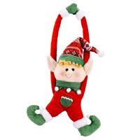 Christmas Decoration Creative Door Hanging Red Doorknob Pendant sku image 1