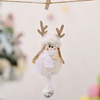Christmas Decoration Supplies Plush Antlers Girl Pendant Creative New Plush Pendant sku image 5
