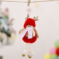 Christmas Decoration Supplies Plush Antlers Girl Pendant Creative New Plush Pendant sku image 2