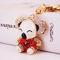 Creative Cute Koala Key Chain Animal Key Chain Metal Pendant sku image 4