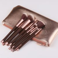 10 Small Waist Makeup Brush Set For Beginners Portable Man-made Fiber Beauty Brush main image 3