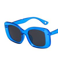 Square Sunglasses Ladies Sunglasses Retro Blue Sunglasses main image 5