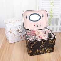 Korean Multi-function Portable Cosmetic Case Multi-layer Makeup Tool Storage Box main image 2