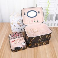 Korean Multi-function Portable Cosmetic Case Multi-layer Makeup Tool Storage Box main image 3
