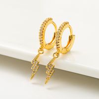 High-quality Personalized Lightning-shaped Earrings main image 3