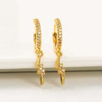 High-quality Personalized Lightning-shaped Earrings main image 4
