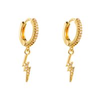High-quality Personalized Lightning-shaped Earrings main image 6