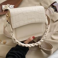 Retro Wild New Style Stone Pattern Simple Texture Small Square Bag main image 1