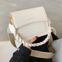 Retro Wild New Style Stone Pattern Simple Texture Small Square Bag main image 5