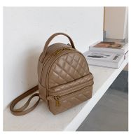 New Fashion All-match Texture Single-shoulder Messenger Multi-function Diamond Backpack sku image 2