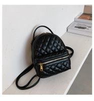 New Fashion All-match Texture Single-shoulder Messenger Multi-function Diamond Backpack sku image 3