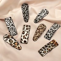 Korean Side Clip Headdress Word Clip Bangs Clip Leopard Duckbill Clip Hairpin For Women main image 3