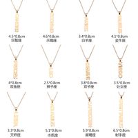 Fashion English Twelve Constellation Necklace Clavicle Chain Wholesale main image 2