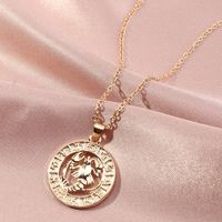 Fashion Twelve Constellation Necklace For Men And Women Symbol Gift Clavicle Chain main image 5