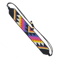 Hot Selling Fashion Rice Beads Woven Handmade Geometric Bracelet Wholesale main image 4