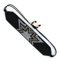 Hot Selling Fashion Rice Beads Woven Handmade Geometric Bracelet Wholesale main image 5