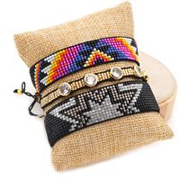Hot Selling Fashion Rice Beads Woven Handmade Geometric Bracelet Wholesale main image 6