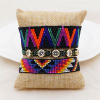 Hot Selling Fashion Rice Bead Woven Handmade Star Light Diamond Bracelet main image 2