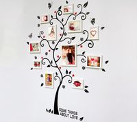 Tree Photo Frame Matching Bedroom Living Room Wedding Room Five Generations Romantic Wall Stickers Wholesale main image 2