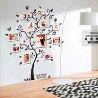 Tree Photo Frame Matching Bedroom Living Room Wedding Room Five Generations Romantic Wall Stickers Wholesale main image 3
