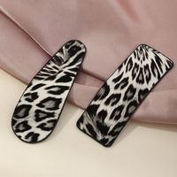 Korean Side Clip Headdress Word Clip Bangs Clip Leopard Duckbill Clip Hairpin For Women sku image 1