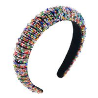 Hot Sale Mixed Color Beads Two-color Sponge Headband sku image 1