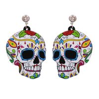 Boucles D&#39;oreilles En Acrylique Citrouille Drôle D&#39;halloween Boucles D&#39;oreilles En Résine De Petite Sorcière sku image 10