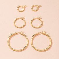New Trendy Big Hoop Fashion Exaggerated Earrings For Women Hot-saling Wholesale main image 1