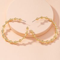 Fashion New Big Korea Circle Alloy Earrings For Women Hot-saling Wholesale main image 3