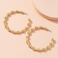 Mode Nouvelle Grande Boucle D'oreille En Alliage De Cercle De Corée Pour Les Femmes Vente En Gros main image 4