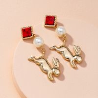 Simple Rabbit Earrings Exaggerated Fashion High-quality Earrings For Women main image 2