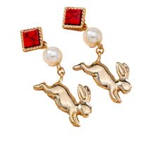 Simple Rabbit Earrings Exaggerated Fashion High-quality Earrings For Women main image 6