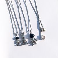 New Fashion Autumn Astronaut Necklace Sweater Chain For Women main image 2