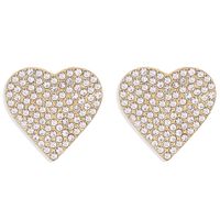 Hot Sale Autumn Wholesale Alloy Full Diamond Women's Silver Earrings main image 2