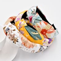 Korea's New Mori Series Beautiful Flower Headband Hair Headband Wild Wide Brim Fabric Hair Accessories main image 1