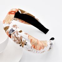 Korea's New Mori Series Beautiful Flower Headband Hair Headband Wild Wide Brim Fabric Hair Accessories main image 3