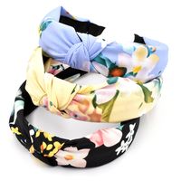 New Mori Knotted Retro Flower Headband Korean Girls Comfortable Hair Pressed Hair Accessories main image 6