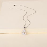Fashion New Stainless Steel Anchor Pendant Necklace For Women main image 6