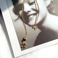 New Fashion Autumn Astronaut Necklace Sweater Chain For Women sku image 1