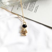 New Fashion Autumn Astronaut Necklace Sweater Chain For Women sku image 3