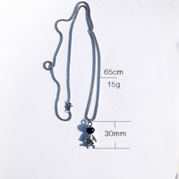 New Fashion Autumn Astronaut Necklace Sweater Chain For Women sku image 5