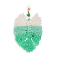 Bohemian Holiday Style New Handmade Cord Woven Colorful Tassel Pendant Key Chain Wholesale sku image 1