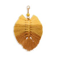 Bohemian Holiday Style New Handmade Cord Woven Colorful Tassel Pendant Key Chain Wholesale sku image 3