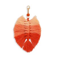 Bohemian Holiday Style New Handmade Cord Woven Colorful Tassel Pendant Key Chain Wholesale sku image 4