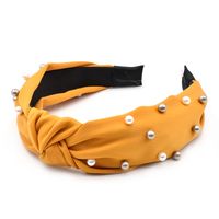 New Korean Nail Pearl Headband Ladies Fashion Fabric All-match Hair Accessories sku image 1