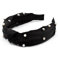 New Korean Nail Pearl Headband Ladies Fashion Fabric All-match Hair Accessories sku image 2