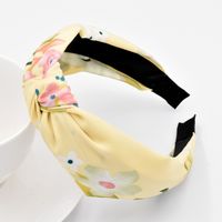 New Mori Knotted Retro Flower Headband Korean Girls Comfortable Hair Pressed Hair Accessories sku image 1