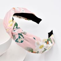 New Mori Knotted Retro Flower Headband Korean Girls Comfortable Hair Pressed Hair Accessories sku image 4