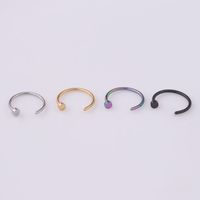 Fashion Geometric Stainless Steel Plating Nose Studs main image 3